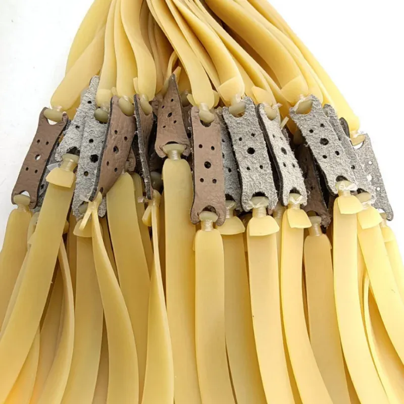 Bande de caoutchouc en latex haute élasticité pour fronde de chasse, lot de 3 pièces, épaisseur 1,5 mm et largeur 2 mm - Image 1