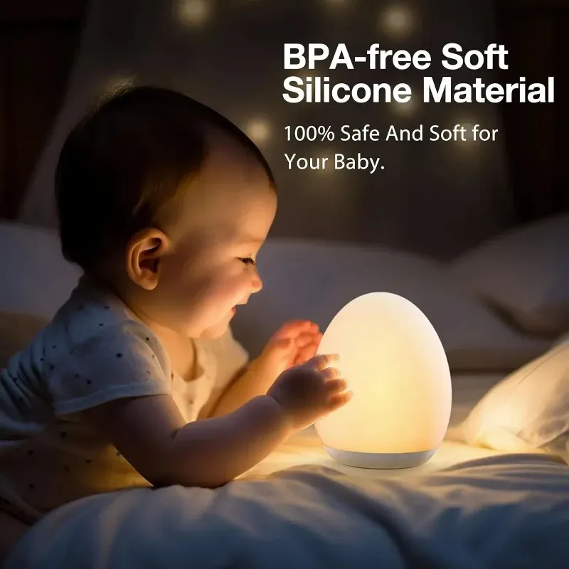 Lampe buccale RGB tactile à intensité réglable, rechargeable par USB, avec télécommande, lot de 7 3