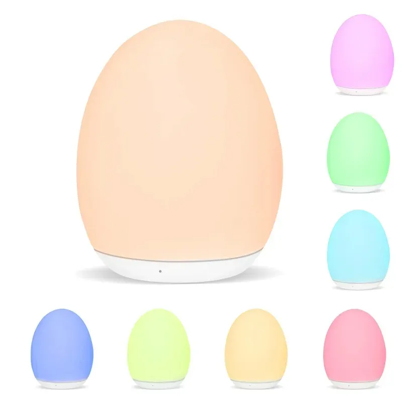 Lampe buccale RGB tactile à intensité réglable, rechargeable par USB, avec télécommande, lot de 7 2