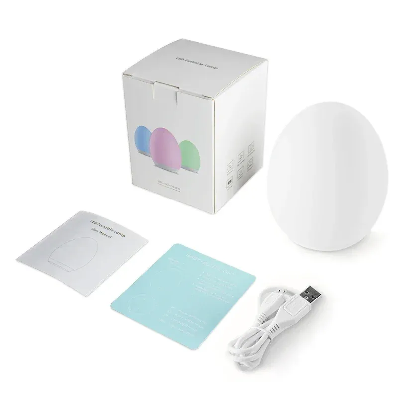 Lampe buccale RGB tactile à intensité réglable, rechargeable par USB, avec télécommande, lot de 7 6