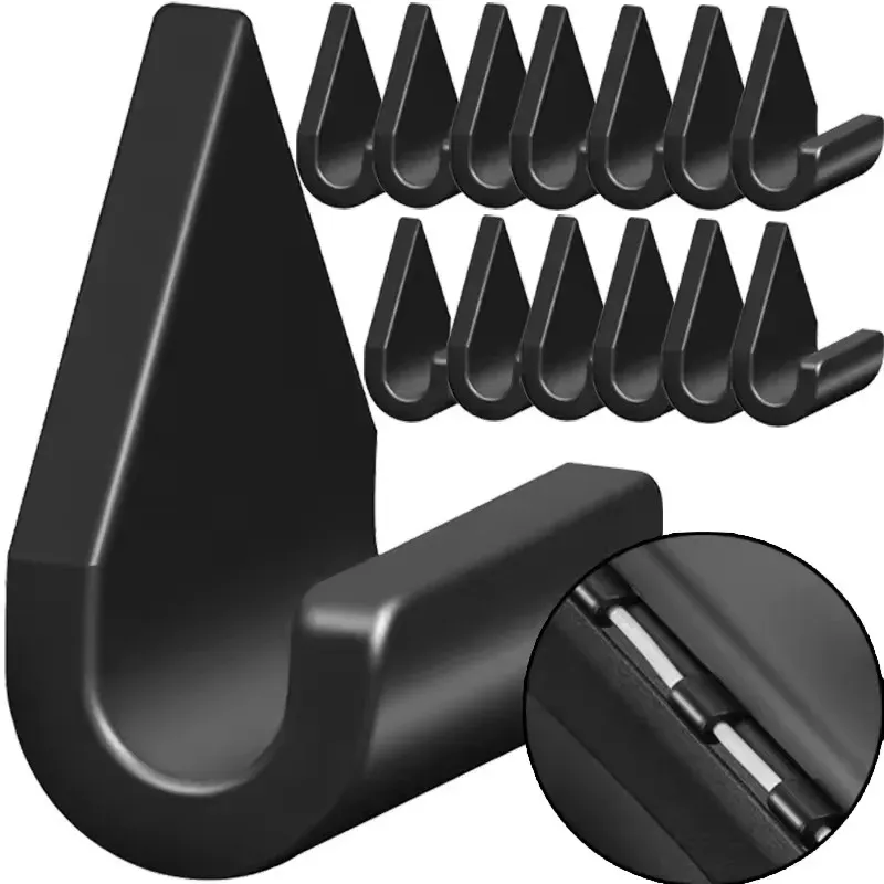 12/6 pièces de clips de fixation amovibles sans trace pour câbles de voiture, organisateur de câbles pour tableau de bord, bureau et maison, gestion des câbles de chargeur 2