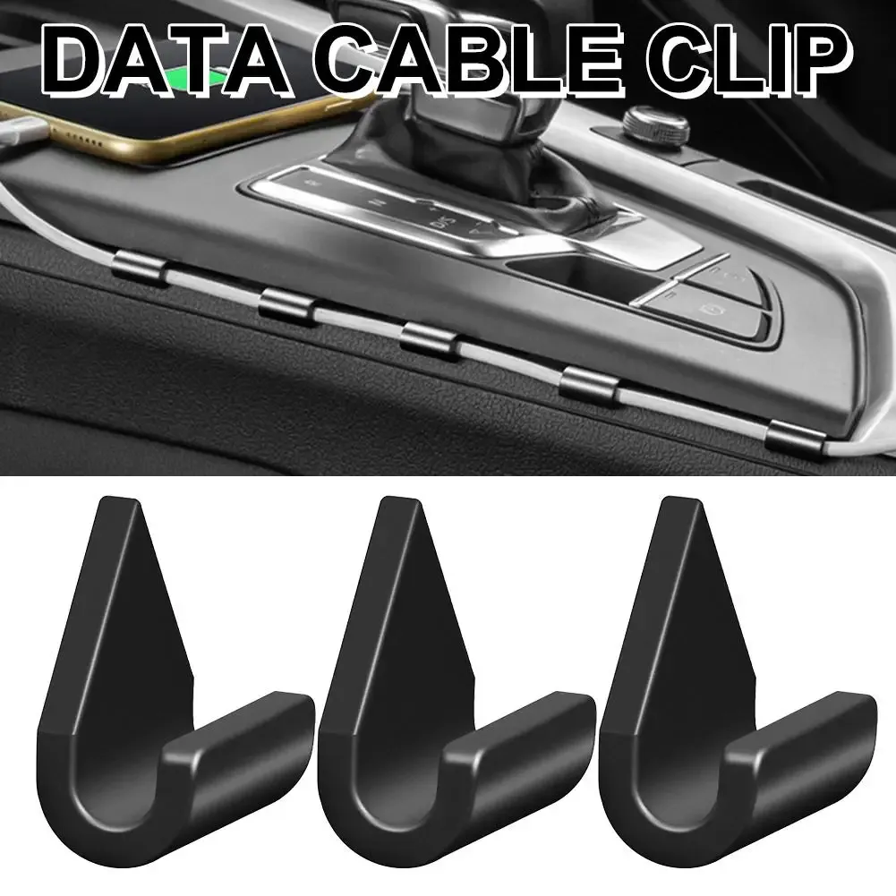 12/6 pièces de clips de fixation amovibles sans trace pour câbles de voiture, organisateur de câbles pour tableau de bord, bureau et maison, gestion des câbles de chargeur 5
