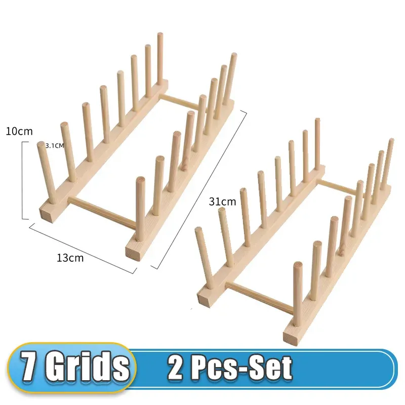Organisateur de cuisine en bois multifonction pour assiettes, couvercles, tasses et livres 12
