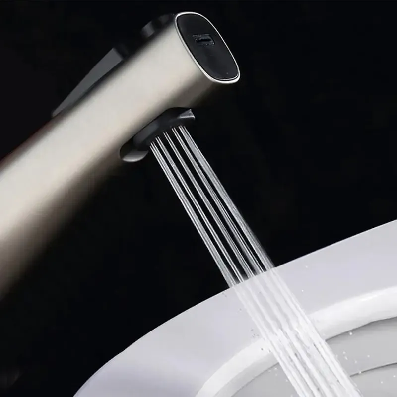 Tête de bidet de douche portative, vue de détail