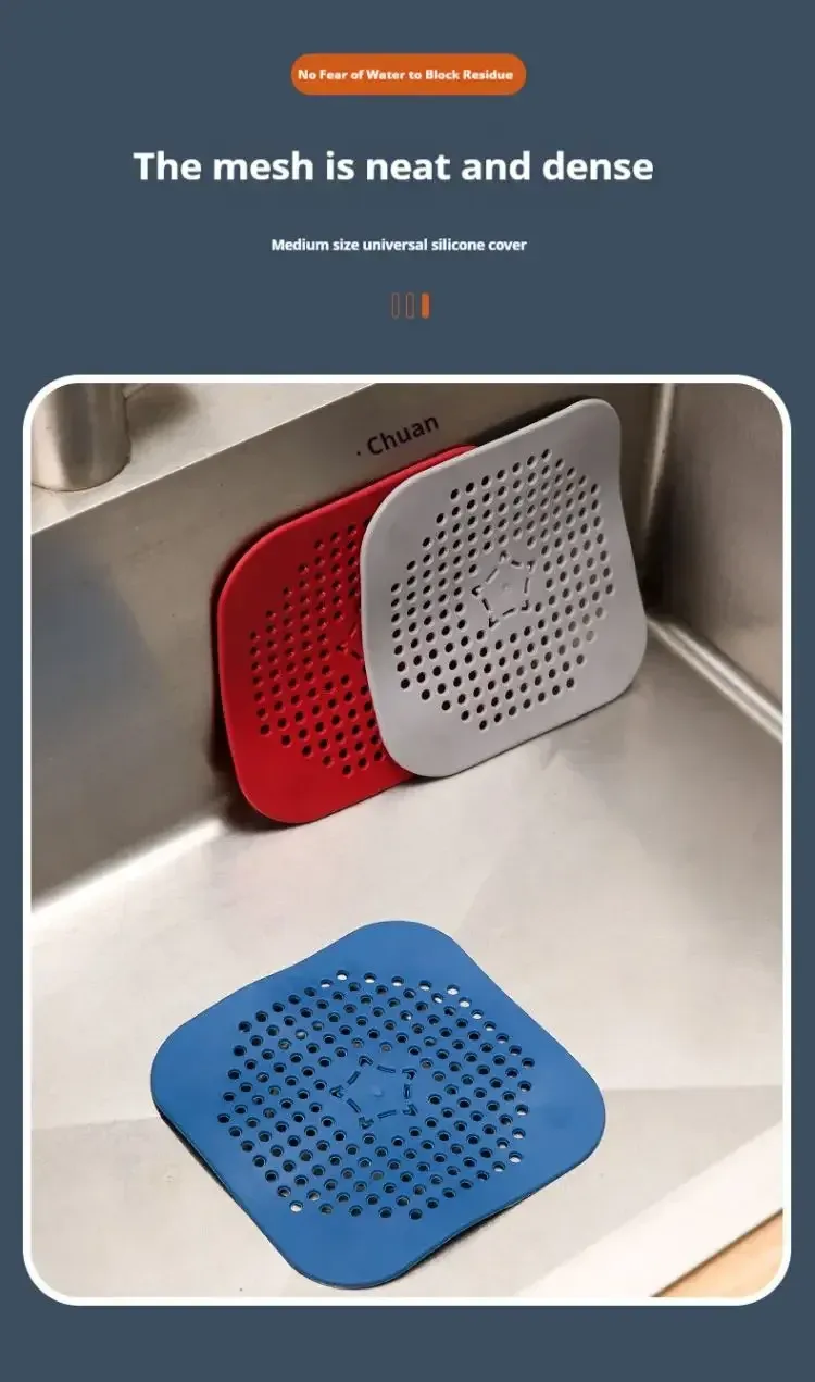 Filtre anti-obstruction pour douche et baignoire
