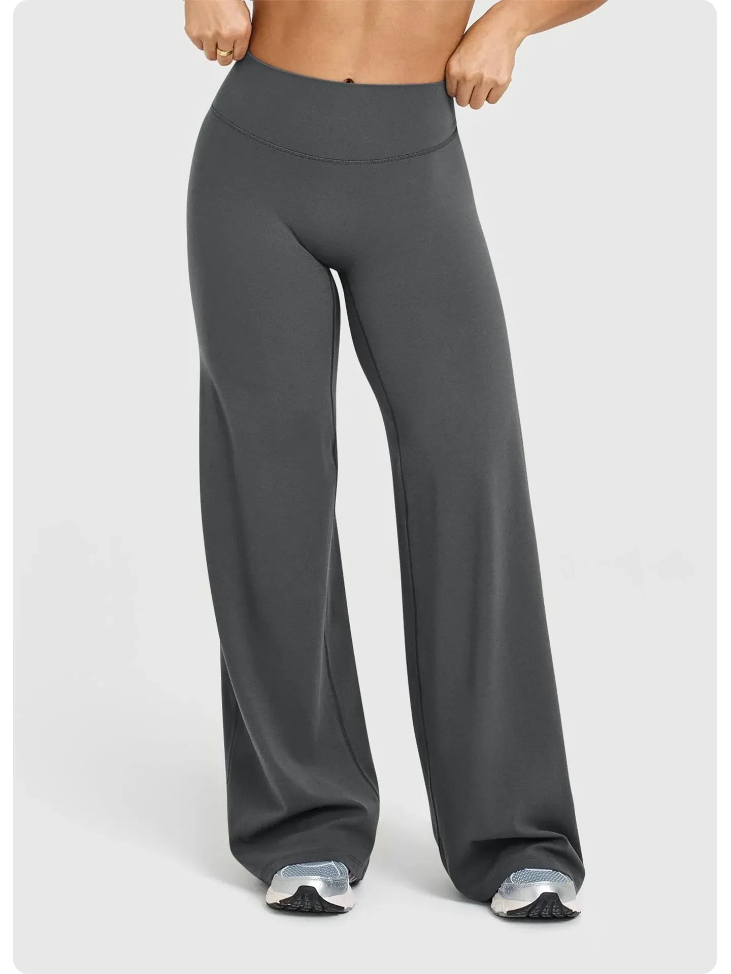 Pantalon de yoga évasé, look complet