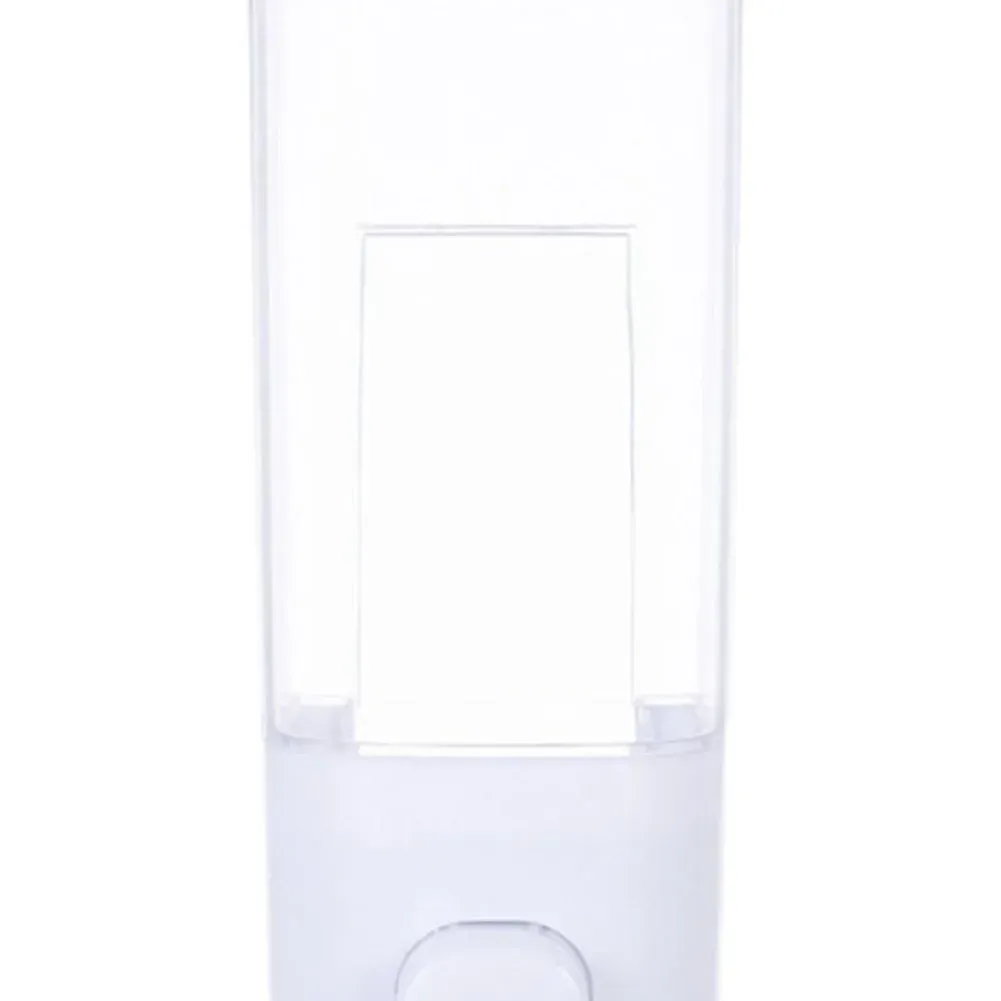Distributeur de savon mural 500 ml, sans perçage, pour salle de bains et douche, compatible shampoing et lotion 5