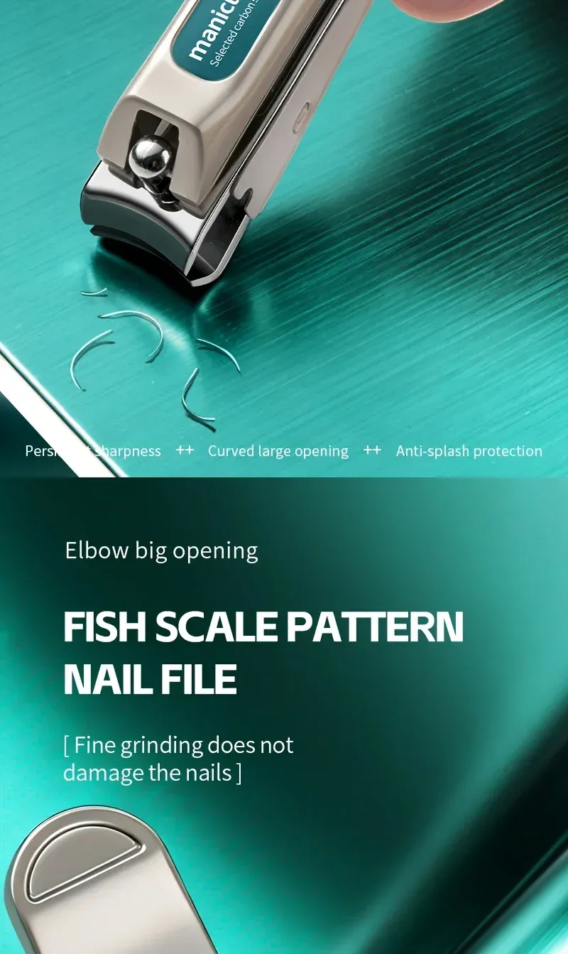 Coupe-ongles dans son univers de soin