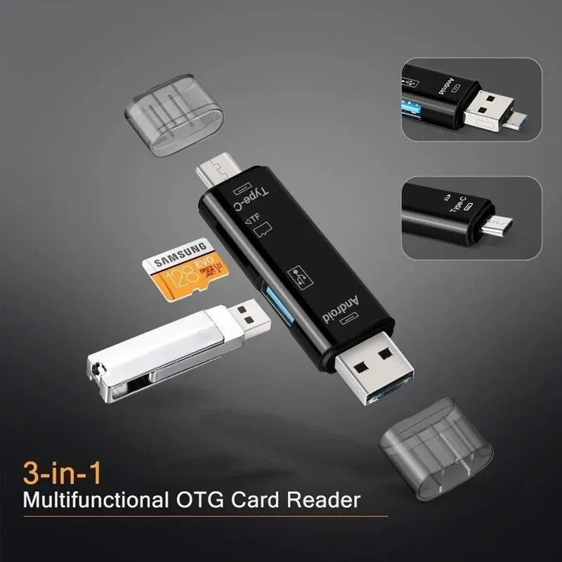 Connecteurs du lecteur de carte multifonction