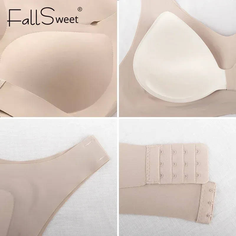 FallSweet Bralette push-up sans couture à dos croisé, correction de posture pour femme, lingerie de maintien au quotidien 6