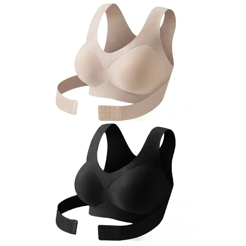 FallSweet Bralette push-up sans couture à dos croisé, correction de posture pour femme, lingerie de maintien au quotidien 10