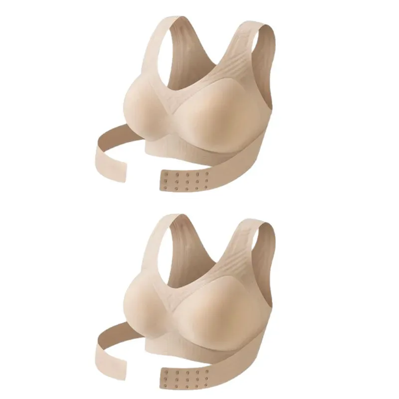 FallSweet Bralette push-up sans couture à dos croisé, correction de posture pour femme, lingerie de maintien au quotidien 7