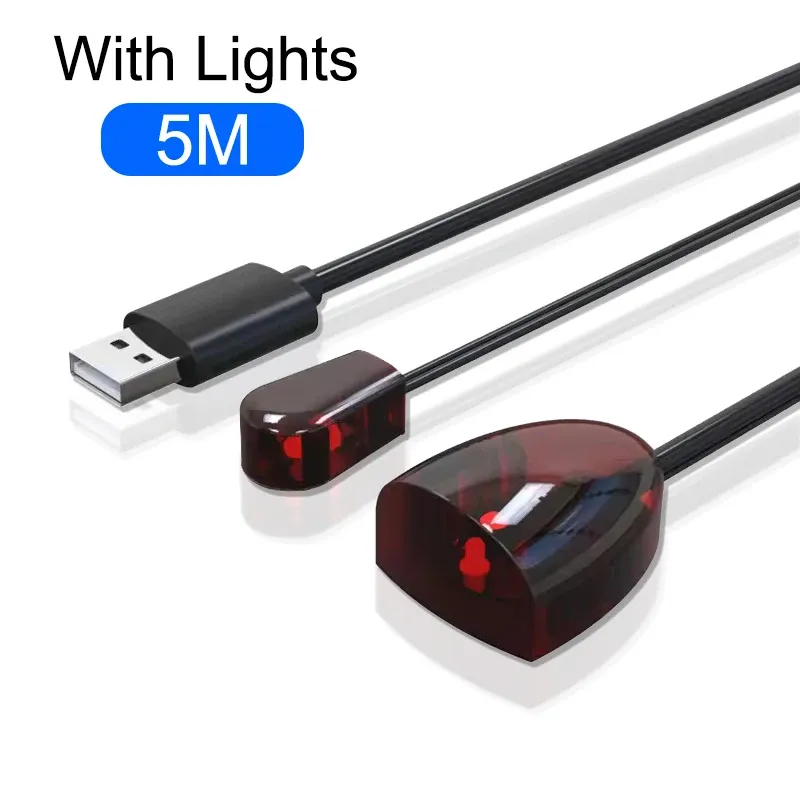 Répéteur infrarouge IR avec prolongateur de signal USB, pour télécommande, compatible avec tous les appareils télécommandés, DVD et box TV (STB) 8
