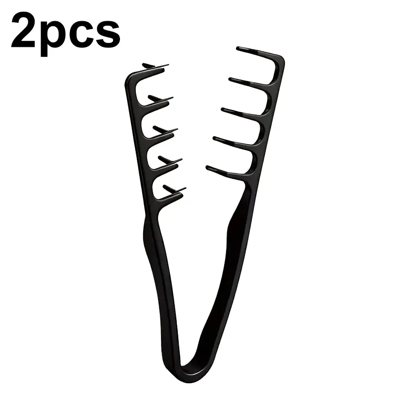 Peigne volumisant à dents larges pour hommes, texture moelleuse, tous types de cheveux, lot de 1, 2 ou 5 12