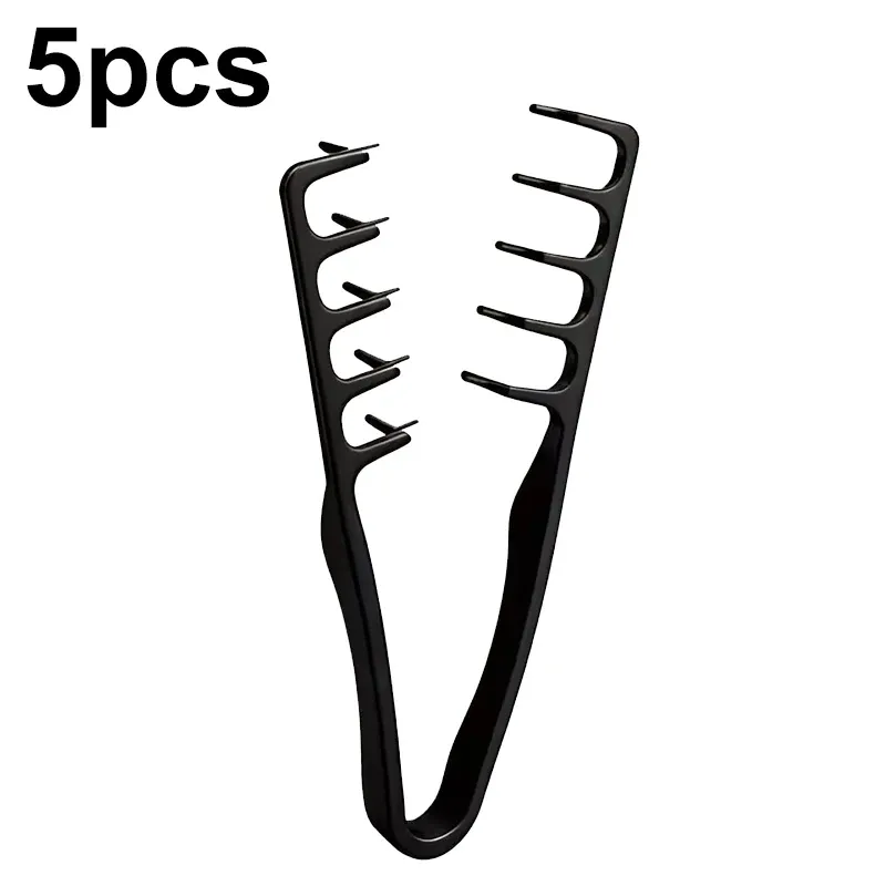 Peigne volumisant à dents larges pour hommes, texture moelleuse, tous types de cheveux, lot de 1, 2 ou 5 16