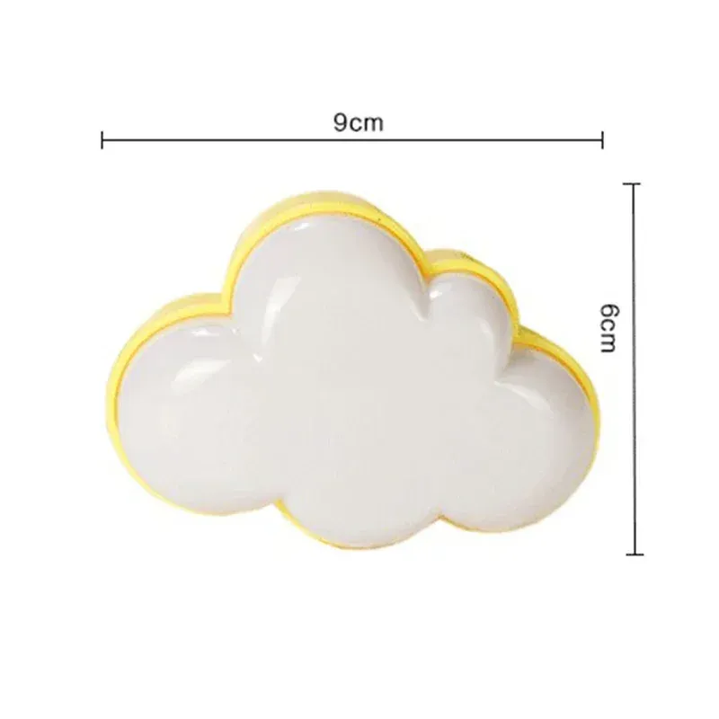 Veilleuse LED nuage avec capteur de mouvement intelligent, prise EU/US, pour chambre d'enfant, escalier, couloir, bureau et tête de lit 7