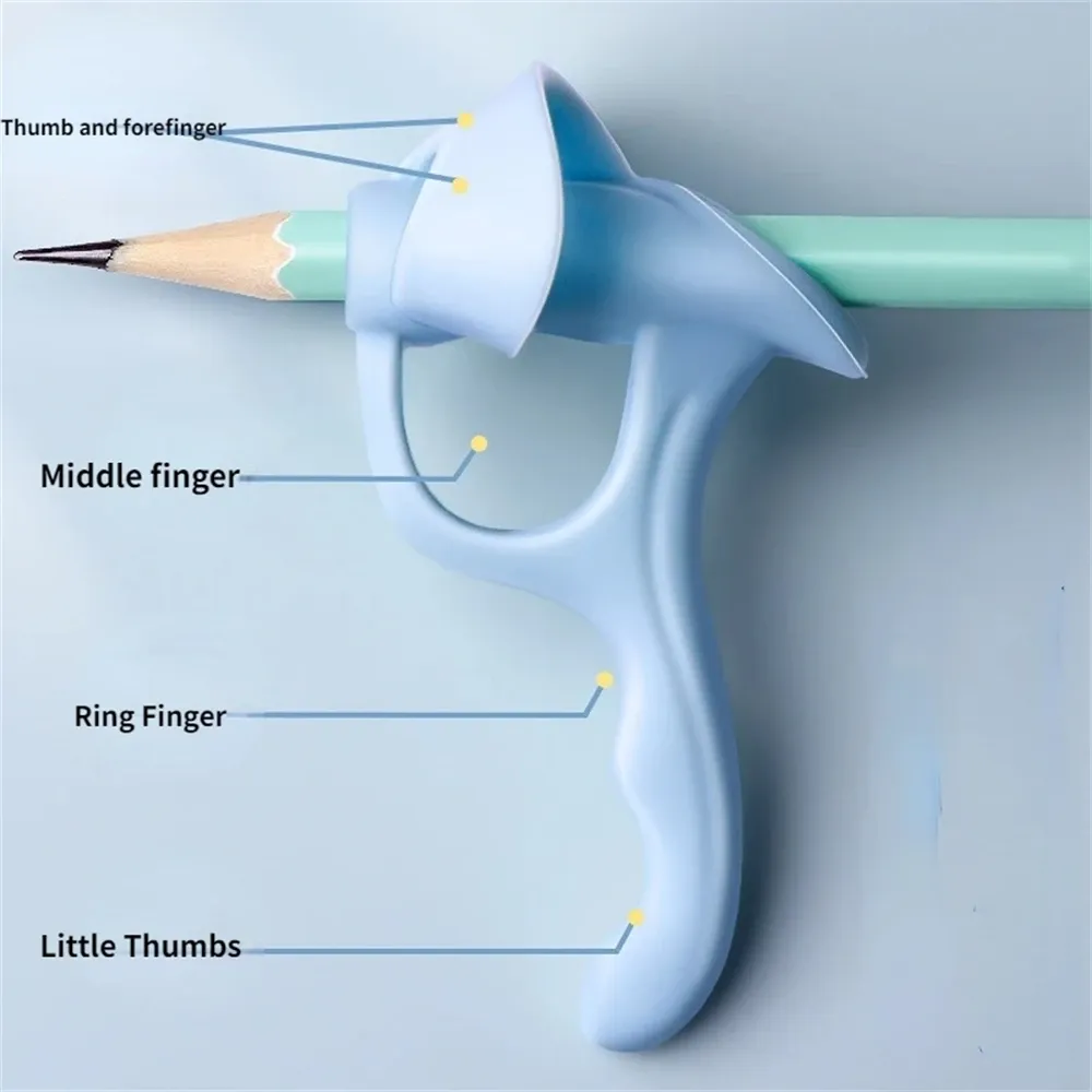 Porte-stylo ergonomique en caoutchouc souple