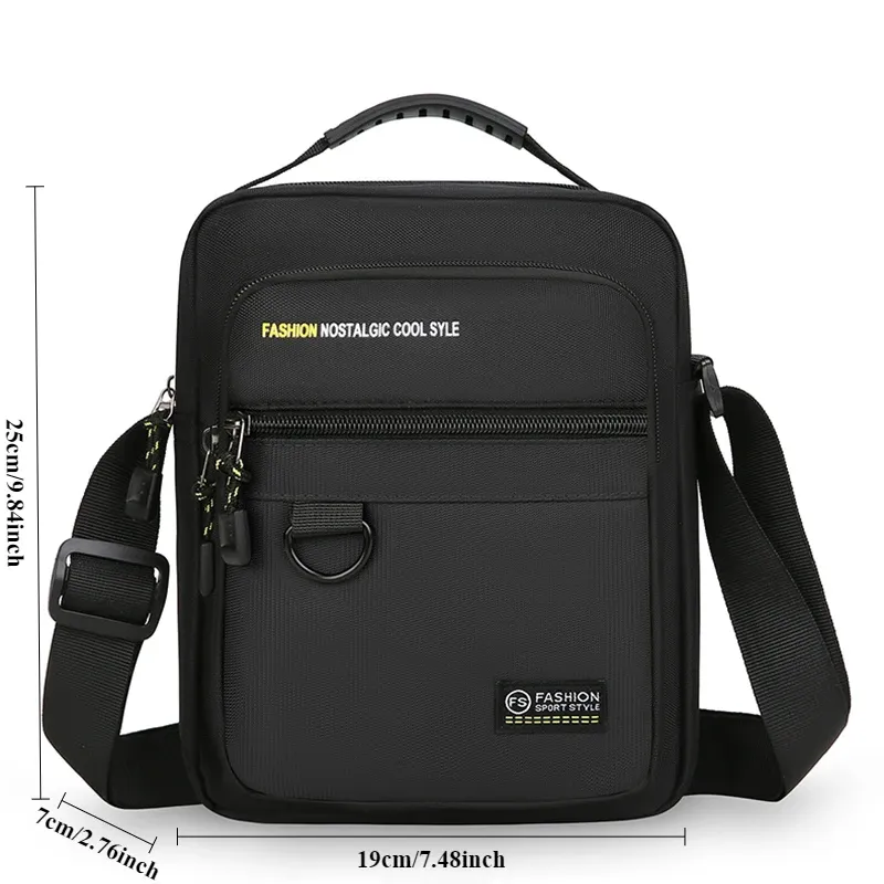 Sac à bandoulière homme, vue d'ensemble