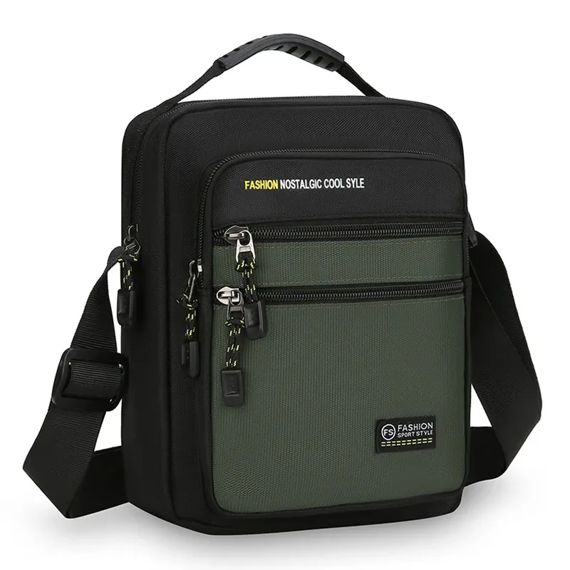 Sac à bandoulière homme, finitions