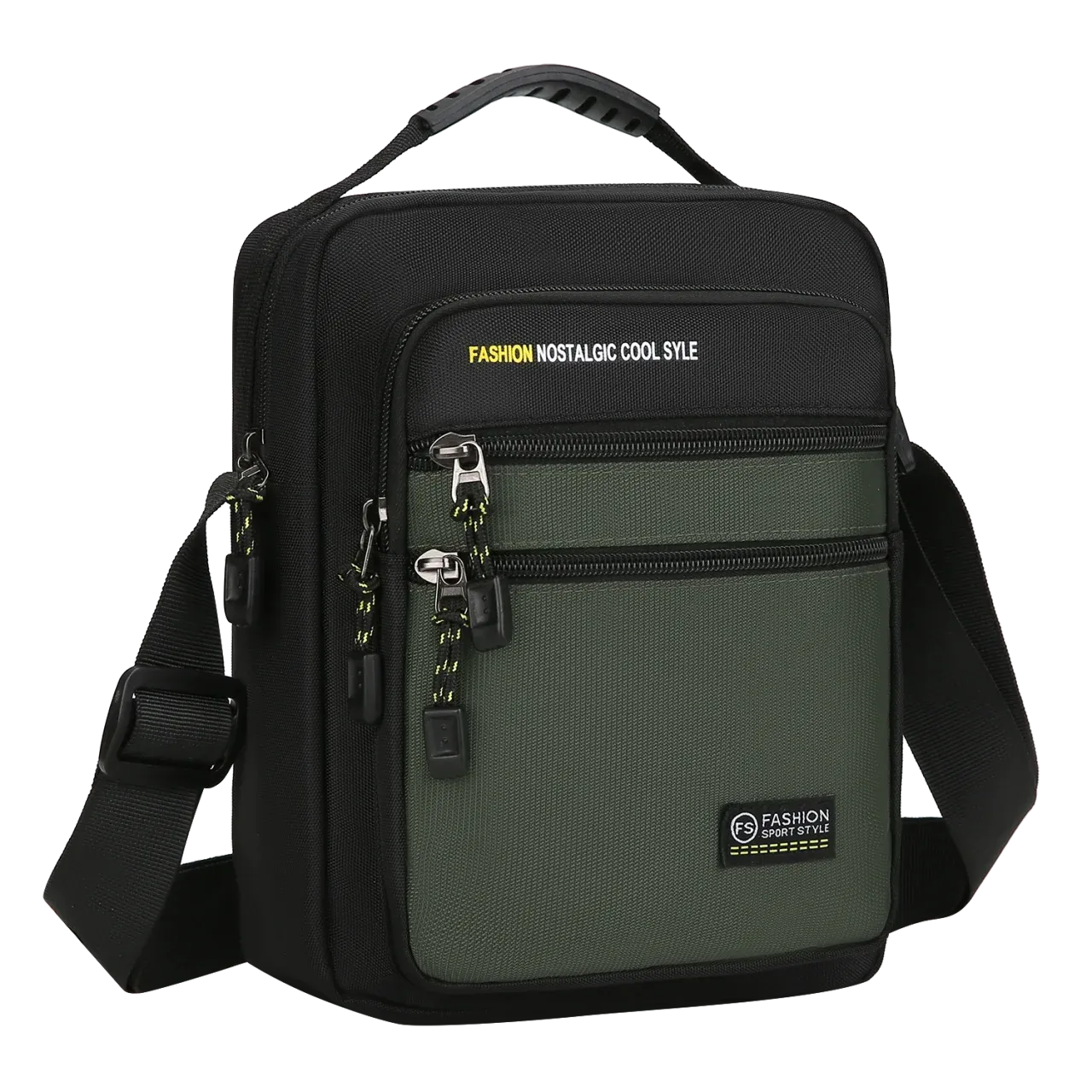 Sac à bandoulière homme, compartiments