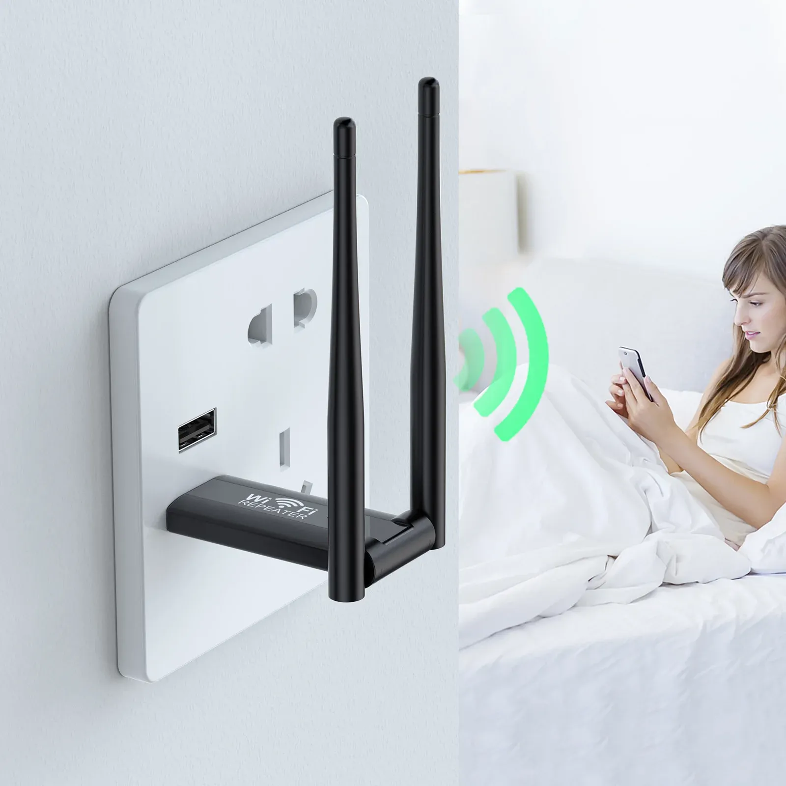 Répéteur Wi-Fi USB, mise en valeur