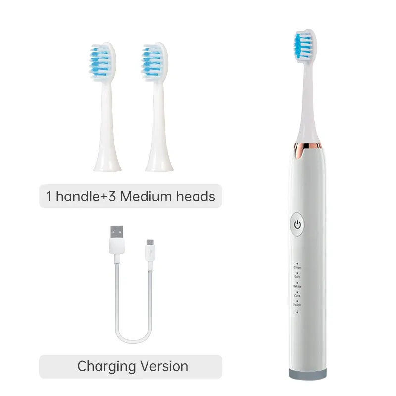 Nettoyeur buccal Tongwode, brosse à dents électrique sonique intelligente et rechargeable sans fil, longue autonomie - Image 1