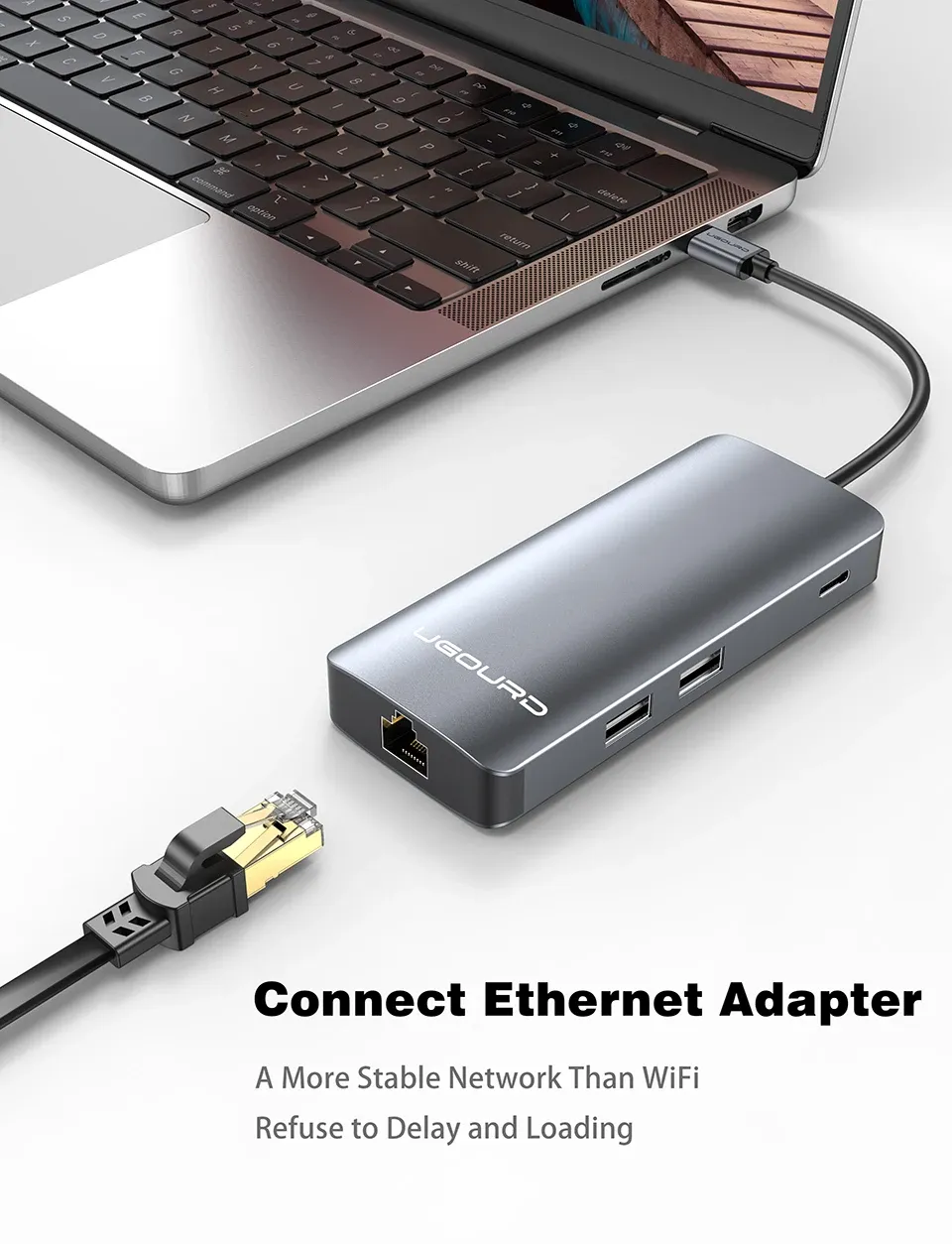 Câble Ethernet plat CAT 8 pour console de jeux