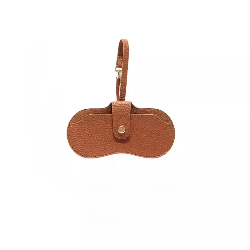 Étui à lunettes souple en cuir, fin et portable, pour voyage 10