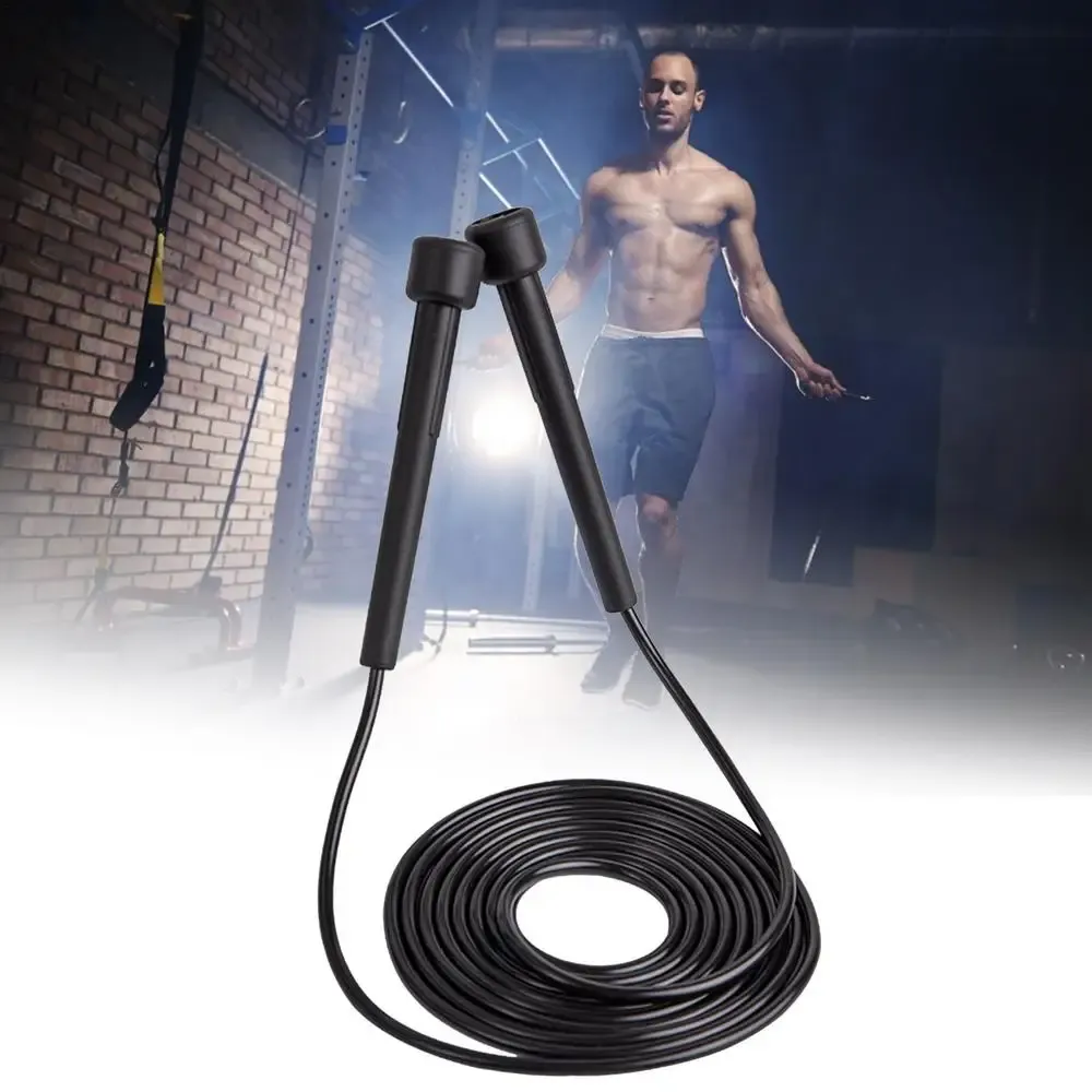 Corde à sauter professionnelle 2,8 m vitesse, réglable, en PVC, pour enfants et adultes, équipement de fitness et d'entraînement musculaire et de boxe 2