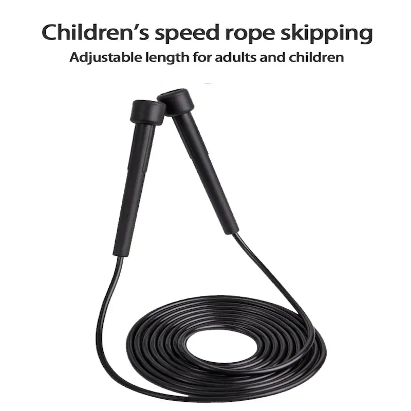Corde à sauter professionnelle 2,8 m vitesse, réglable, en PVC, pour enfants et adultes, équipement de fitness et d'entraînement musculaire et de boxe 5