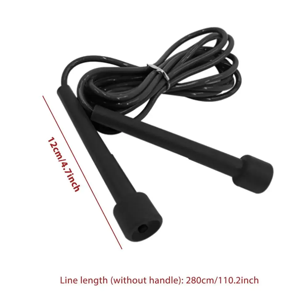 Corde à sauter professionnelle 2,8 m vitesse, réglable, en PVC, pour enfants et adultes, équipement de fitness et d'entraînement musculaire et de boxe 6