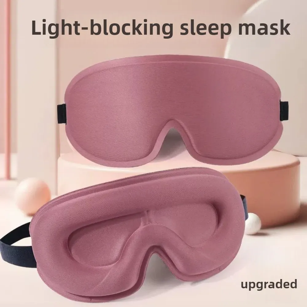 Masque de sommeil 3D de voyage en mousse à mémoire de forme, léger 6