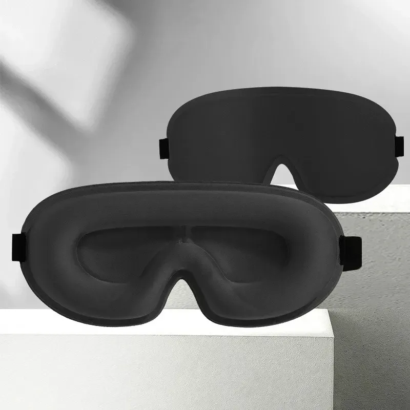 Masque de sommeil 3D de voyage en mousse à mémoire de forme, léger 12