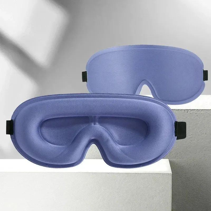 Masque de sommeil 3D de voyage en mousse à mémoire de forme, léger 7