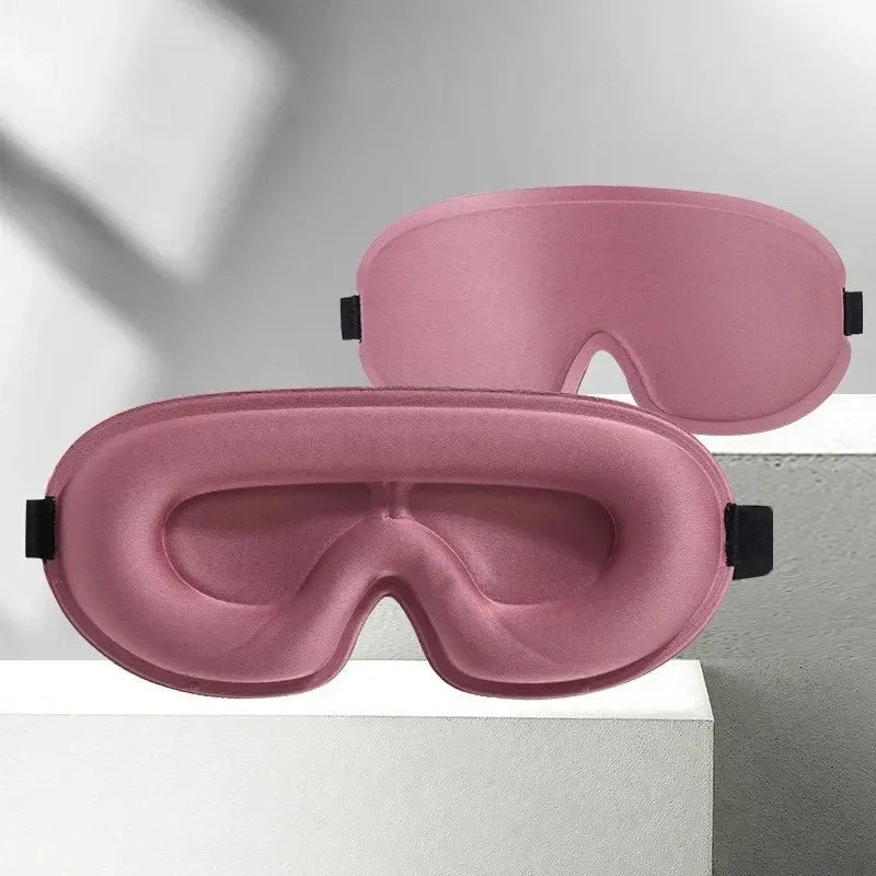 Masque de sommeil 3D de voyage en mousse à mémoire de forme, léger 8