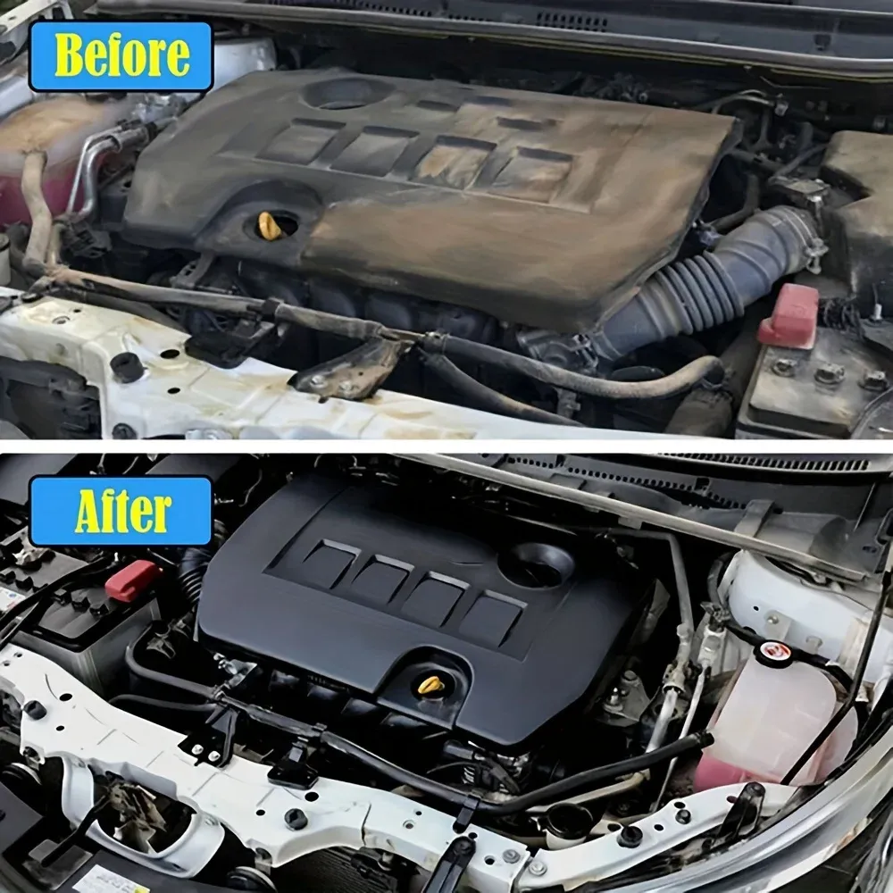 Nettoyant pour compartiment moteur automobile, restaurateur et décontaminant puissant, produit de nettoyage et de polissage pour voiture 5