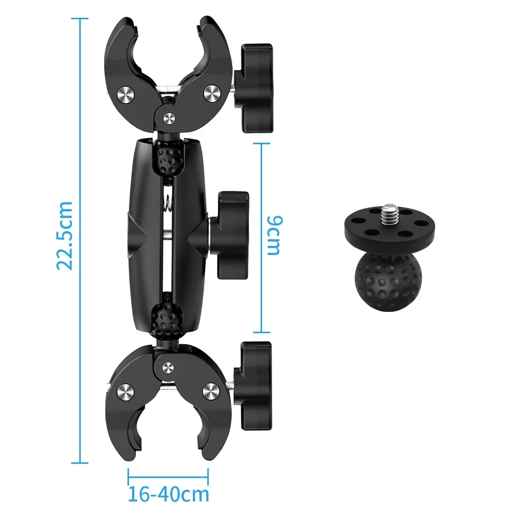 Support de moto pour Insta360 X2, X3, X4, X5 – Perche selfie et monopode pour guidon, kit d'accessoires 5