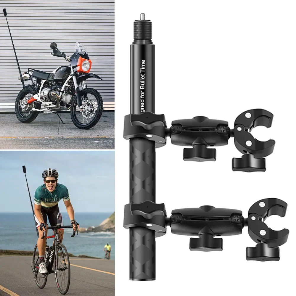 Détail du support de moto pour caméra d'action