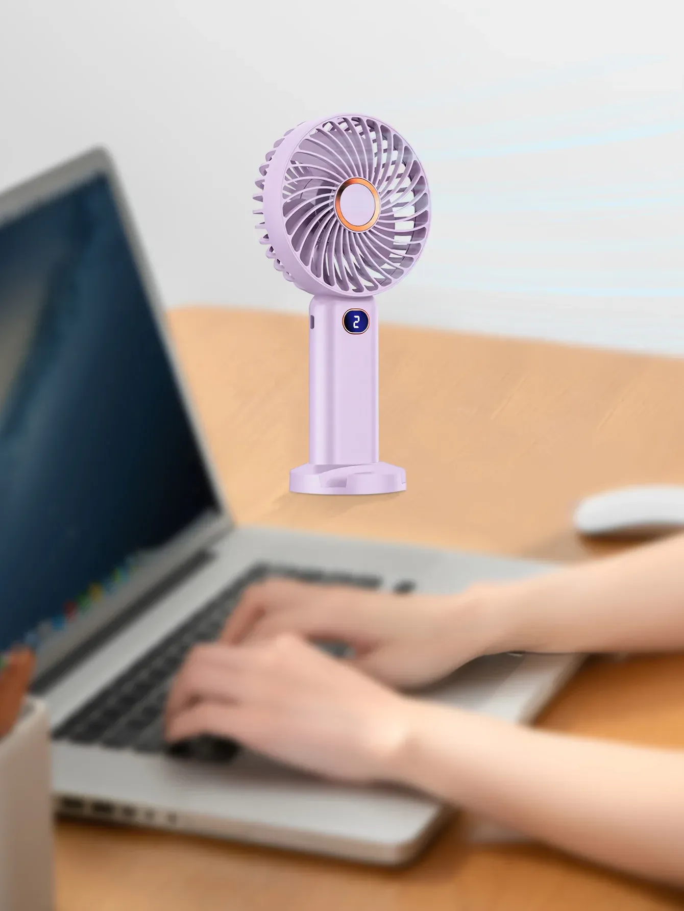 Ventilateur portatif, détails finaux
