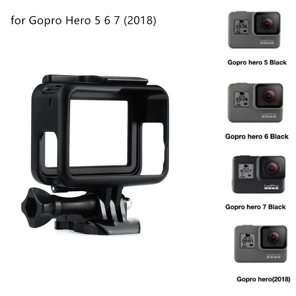 Boîtier de protection pour GoPro Hero 11, 10, 9, 8, 7, 6, 5, 4, 3 et caméra d'action Session 4 et 5, avec accessoires de montage 11