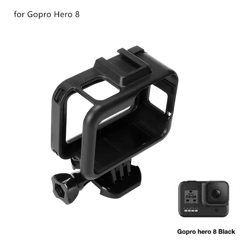 Boîtier de protection pour GoPro Hero 11, 10, 9, 8, 7, 6, 5, 4, 3 et caméra d'action Session 4 et 5, avec accessoires de montage 10
