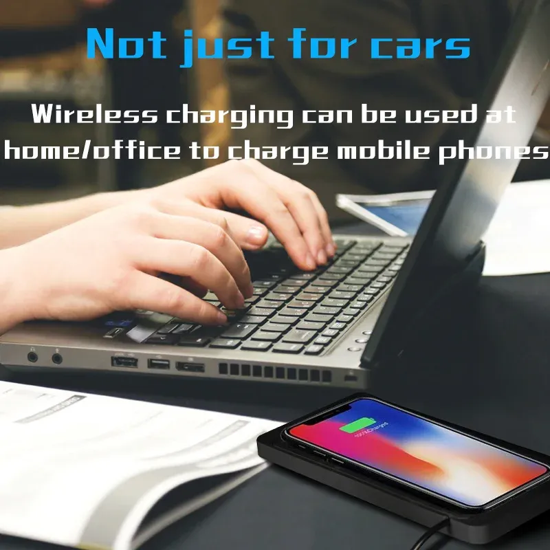 Support de charge sans fil en utilisation pendant un trajet