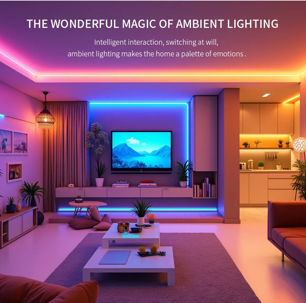 Lumière d'ambiance en détail