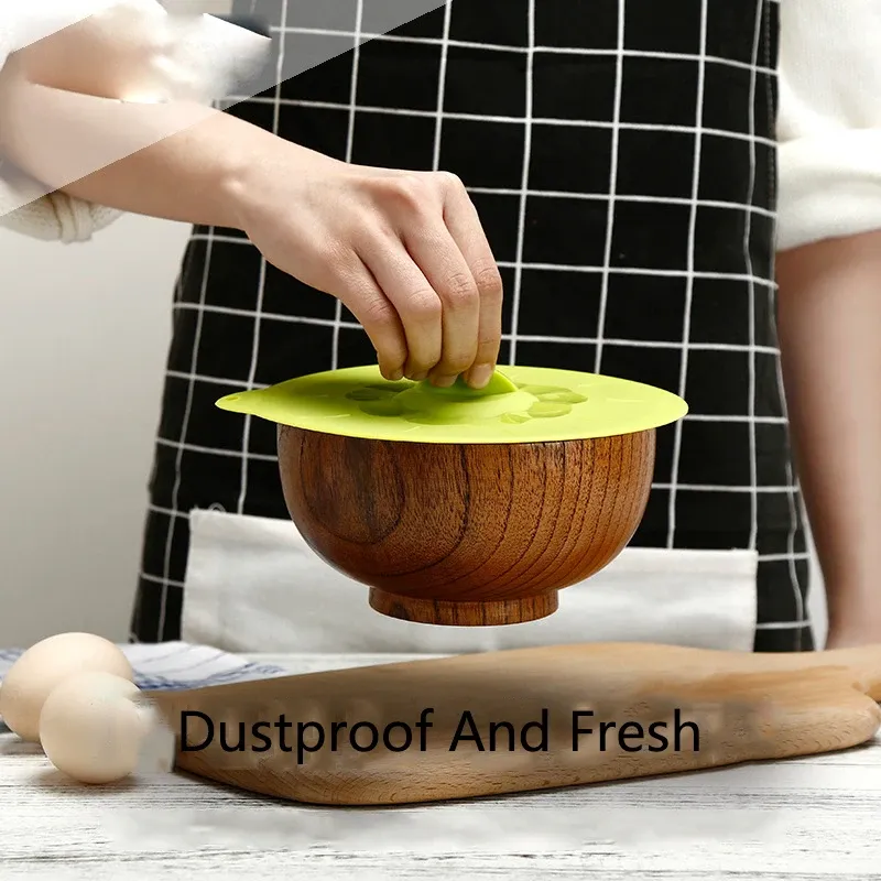 Couvre-plat universel réutilisable en silicone anti-débordement pour bols et casseroles, DC05 4