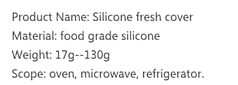 Couvre-plat universel en silicone, détail