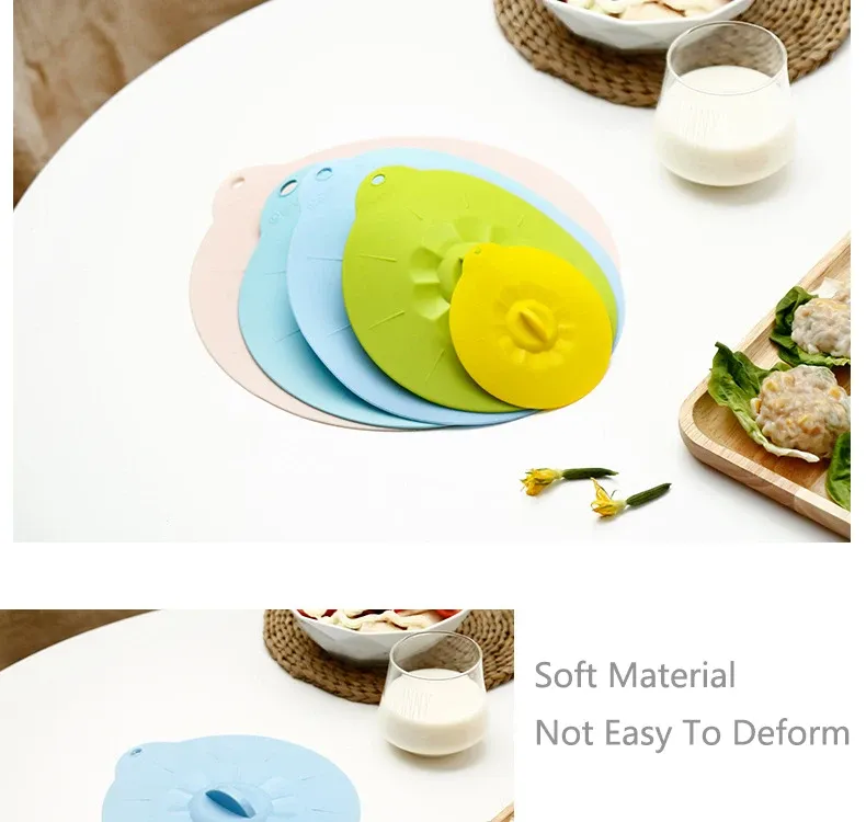 Couvre-plat universel en silicone, pâtisserie familiale