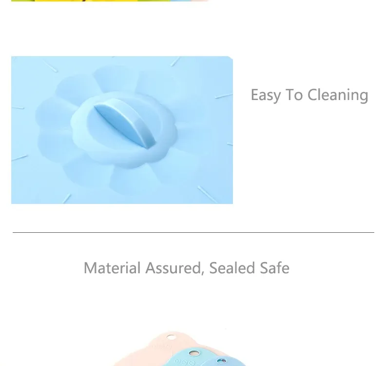 Couvre-plat universel en silicone, rangement pratique