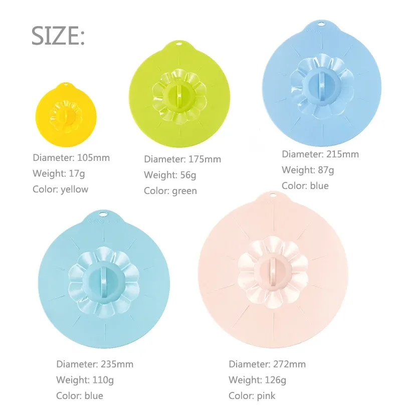 Couvre-plat universel en silicone en utilisation