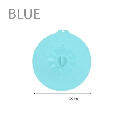 Couvre-plat universel réutilisable en silicone anti-débordement pour bols et casseroles, DC05 13