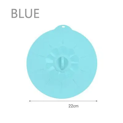Couvre-plat universel réutilisable en silicone anti-débordement pour bols et casseroles, DC05 12